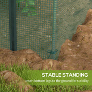 120 x 120cm Mini Polytunnel Greenhouse for Plants and Vegetables by Outsunny