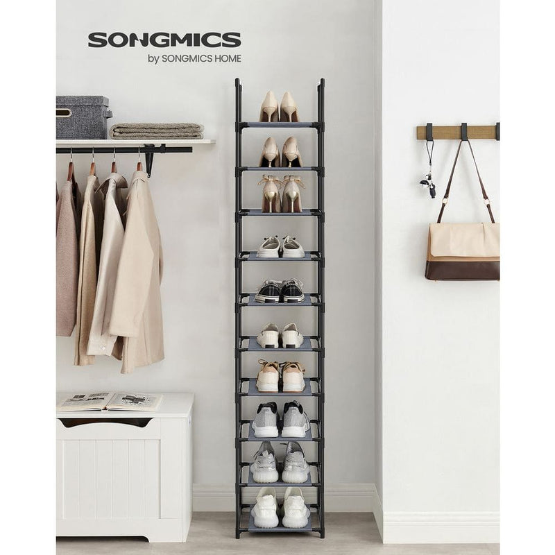 Songmics Vertical Shoe Rack 10 Tier