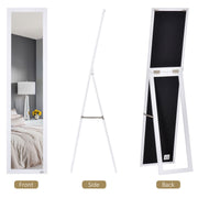 Full Length Dressing Mirror for Bedroom or Hallway with Freestanding Design, White