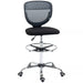 Image of a grey and black Vinsetto Armless Drafting Chair With Wheels For Home Office Ideal for Standing Desks.