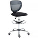 Image of a grey and black Vinsetto Armless Drafting Chair With Wheels For Home Office Ideal for Standing Desks.