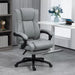 Image of a Grey Executive Office Chair With Wheels