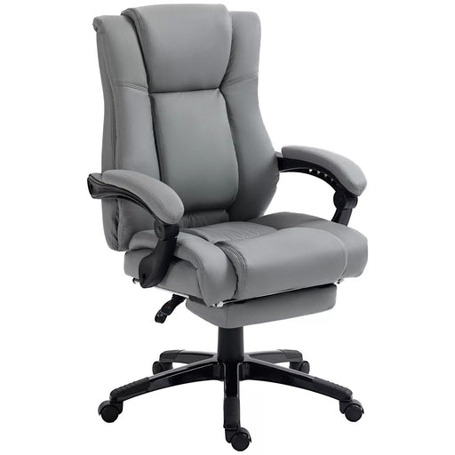 Image of a Grey Executive Office Chair With Wheels