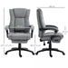 Image of a Grey Executive Office Chair With Wheels