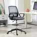 Image of a Grey Vinsetto Ergonomic Mesh Back Drafting Chair. A tall office chair ideal for home office standing desks.