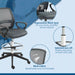 Image of a Grey Vinsetto Ergonomic Mesh Back Drafting Chair. A tall office chair ideal for home office standing desks.