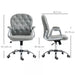 Image of a Vinsetto Grey Diamante Modern Office Chair With Wheels and Arms For Home Office 