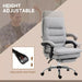 Image of a Grey Vinsetto Heated 6 Points Vibration Massage Executive Office Chair