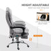 Image of a Light Grey Vinsetto 6 Point Heated Massage Office Chair With Footrest, Swivel Wheels, Reclining Backrest, Padded Arms. Suitable For Home Office and Office