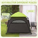 Green Pop Up Dog Tent with Water-Resistant Oxford and Carry Bag for Extra Large Dogs by PawHut
