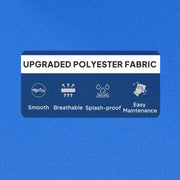 Blue Padded Outdoor Seat Cushion 115 x 56 cm by Outsunny