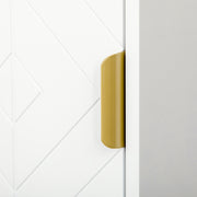 4 Piece White Bathroom Furniture Set With Tall Cabinet and Wall Mounted Storage by Kleankin AOSOM