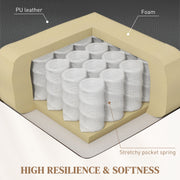 Manual Recliner Armchair With Swivel Base Cup Holders And Footrest For Living Room Black