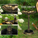 81cm Tall Vintage Style Bird Bath with Decorative Birds and Planter Base Bronze by Outsunny