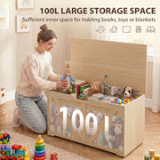 Storage bench 100L - Oak