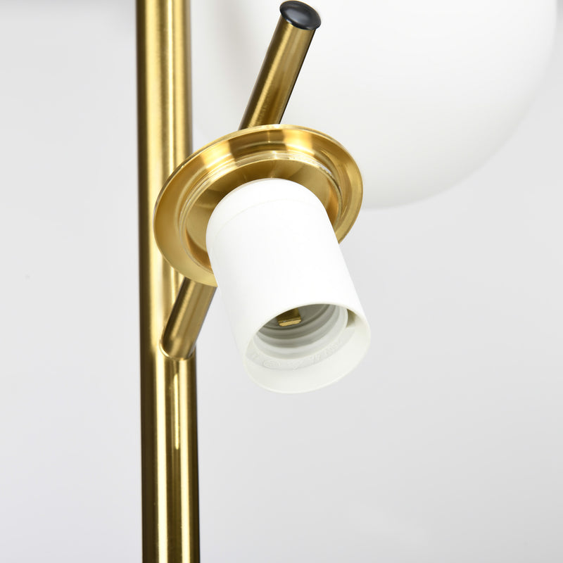 Modern Gold 3 Light Tree Floor Lamp with Adjustable Colour Temperature for Living Room