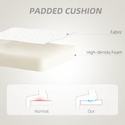 White Teddy Fleece Swivel Office Chair with Adjustable Height by HOMCOM