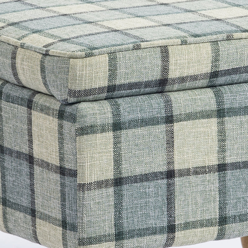 Storage Ottoman with Flip-Top Tray and Hidden Lounge Storage
