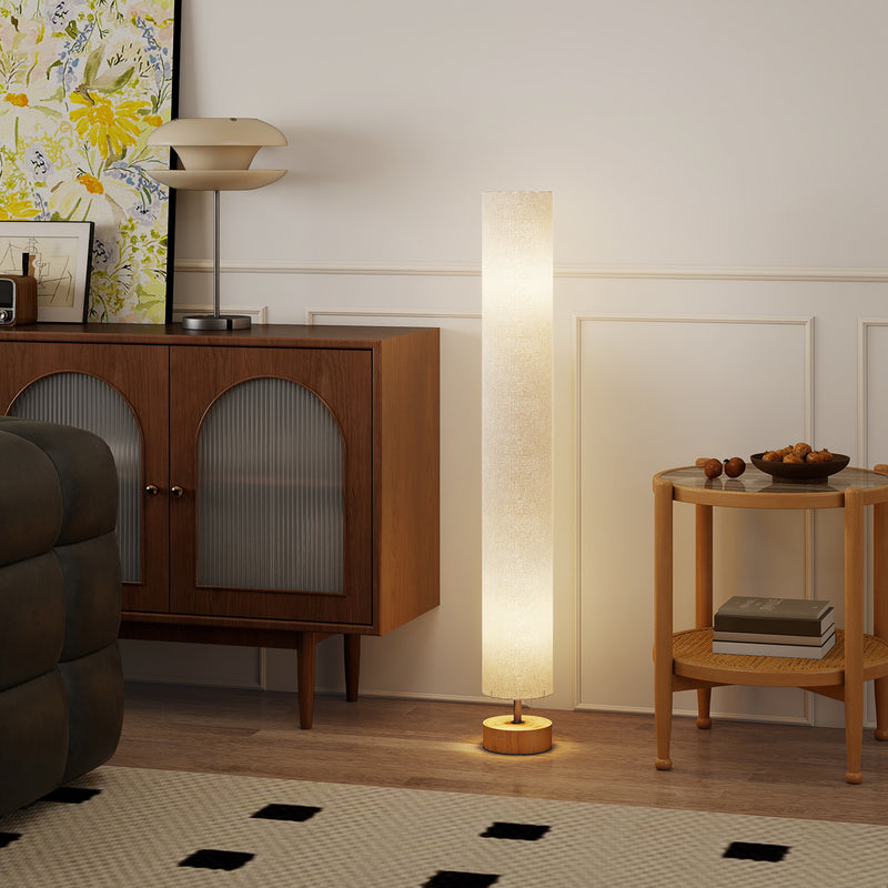 Modern LED Floor Lamp with Adjustable Colour Temperatures for Living Room Use, Grey