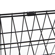 Collapsible Dog Travel Cage with Removable Tray and Trapeze Design Perfect For Hatchback Cars 93 x 58 x 65cm by PawHut