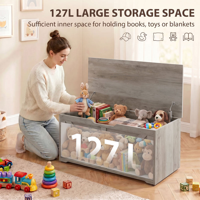 Storage bench 127L - Grey