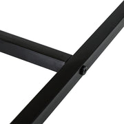 Set of 2 Two Drawer Bedside Tables with Zigzag Design for Bedroom Storage Natural