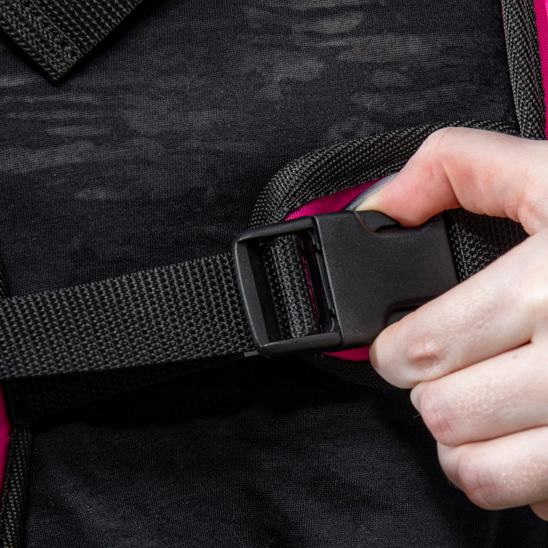 Adjustable Weighted Vest for Running and Strength Training with Mesh Pocket 8kg Pink AOSOM
