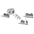 Wall Mounted Cat Tree Set with Steps Perch and House Ideal for Climbing and Play Grey