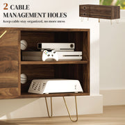 Modern 130cm TV Stand Cabinet for up to 60 Inch TV with Adjustable Shelves by HOMCOM