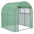 Outsunny Walk In Polytunnel, 1.8x1.8x2m Outsunny