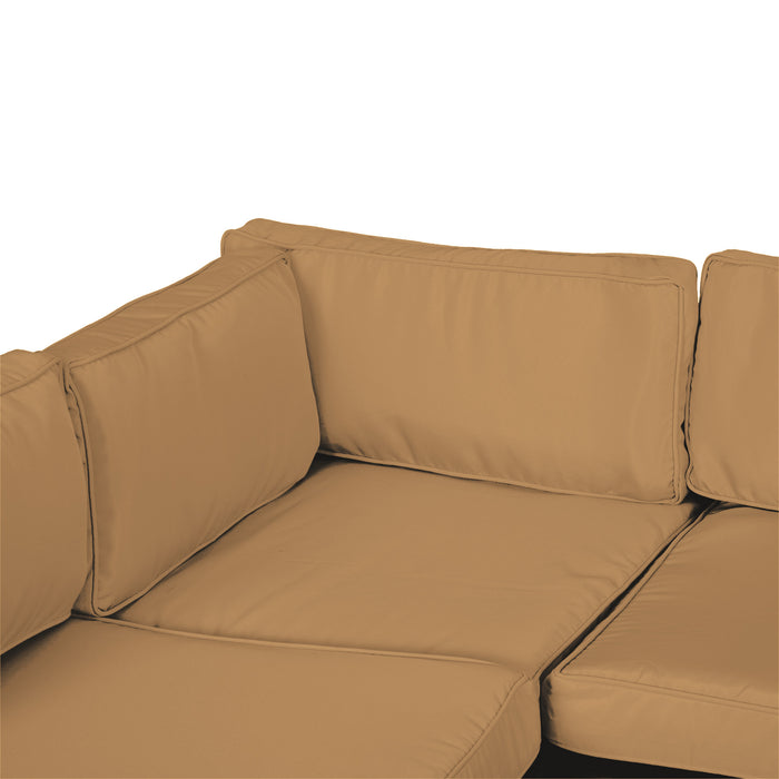 14 Piece Outdoor Cushion Set Beige Weather Resistant by Outsunny