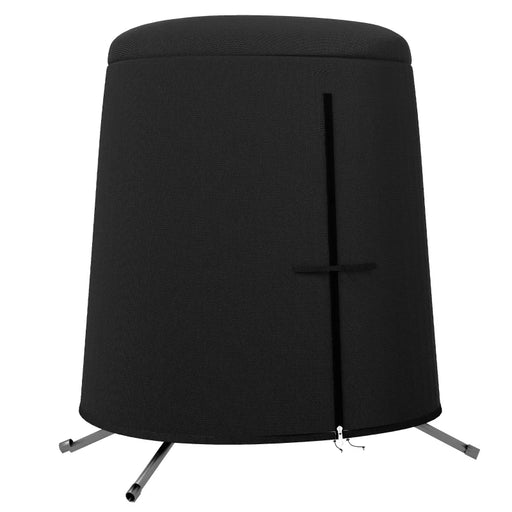 Image of a Waterproof Single Hanging Egg Chair Cover, Black