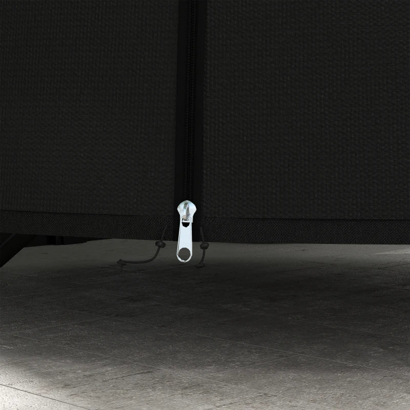 Image of a Waterproof Single Hanging Egg Chair Cover, Black