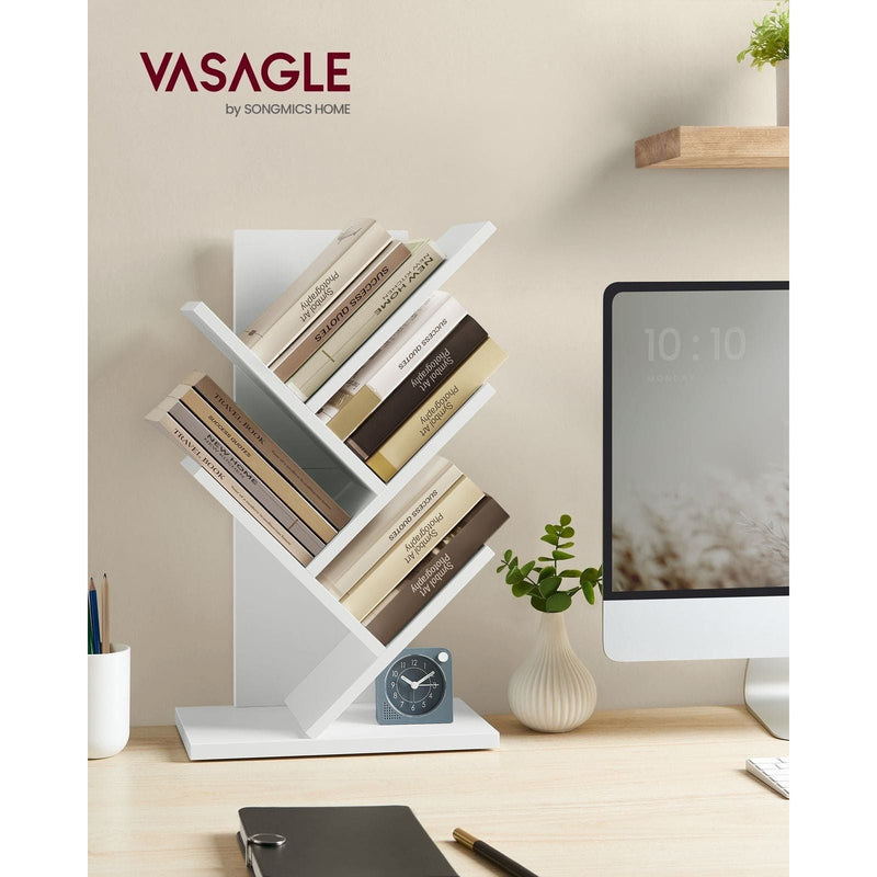 Vasagle Small White 5 Tier Tree Book Case