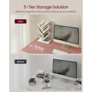 Vasagle Small White 5 Tier Tree Book Case