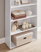 White 6 Shelf 60cm Wide Bookcase by Vasagle