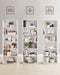 White 6 Shelf 60cm Wide Bookcase by Vasagle