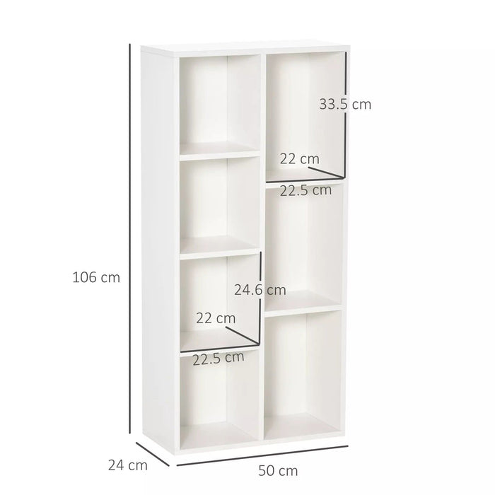 Image of a White Cube Bookcase