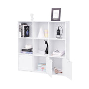 White Bookcase With Doors on Bottom by Vasagle