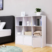 White Bookcase With Doors on Bottom by Vasagle