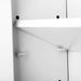 Image of a White Mirrored Bathroom Wall Cabinet by Vasagle