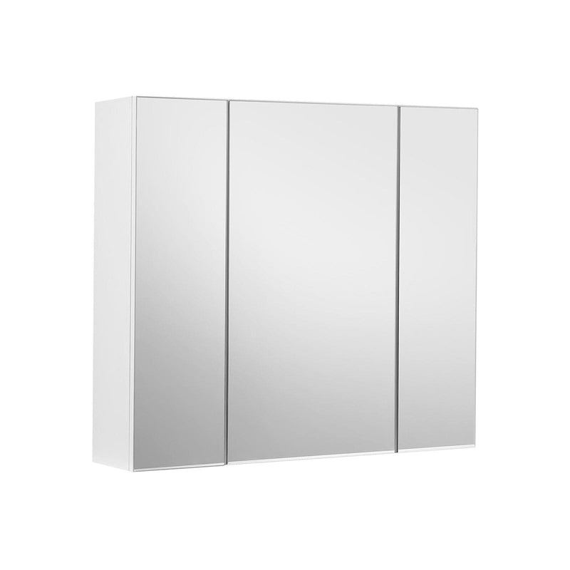 White Mirrored Bathroom Wall Cabinet by Vasagle