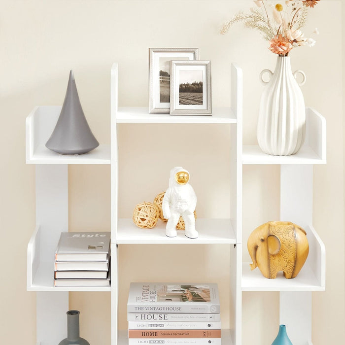 Image of a White Tree Bookcase by Vasagle Furniture.