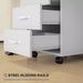 Image of White Under Desk Mobile Pedestals