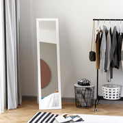 Full Length Dressing Mirror for Bedroom or Hallway with Freestanding Design, White