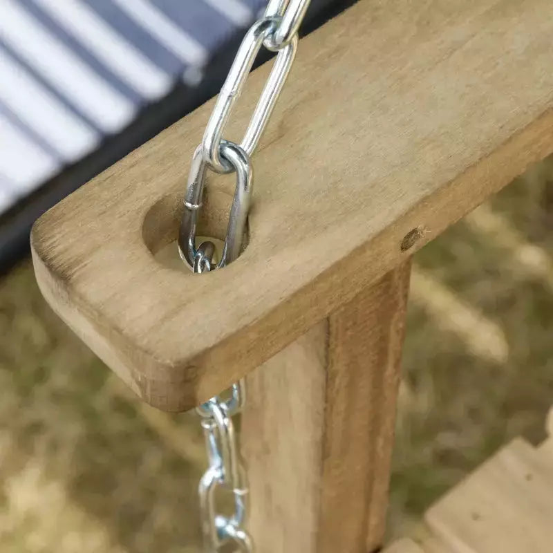 2 Seater Wooden Porch Swing Bench (Swing Bench Only)