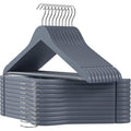 Songmics Wooden Hangers, Grey & Silver (Set of 20) Songmics