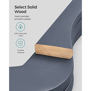 Songmics Wooden Hangers, Grey & Silver (Set of 20) Songmics