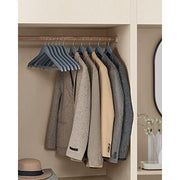 Songmics Wooden Hangers, Grey & Silver (Set of 20) Songmics