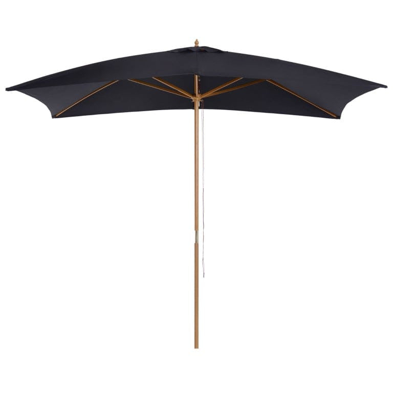 3x2m Large Wooden Patio Parasol